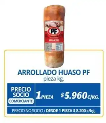 Alvi ARROLLADO HUASO PF pieza kg. oferta