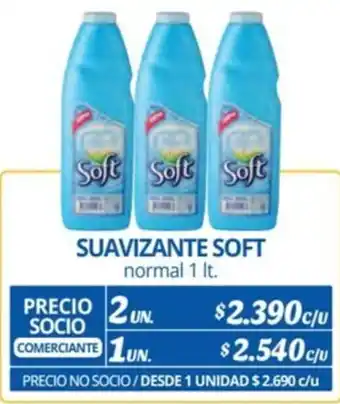 Alvi SUAVIZANTE SOFT normal 1ltx2un oferta