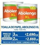 Alvi TOALLA DE PAPEL ULTRA NOVA TOALLA DE PAPEL ABOLENGO XL rollo 100 mt. x 3un oferta