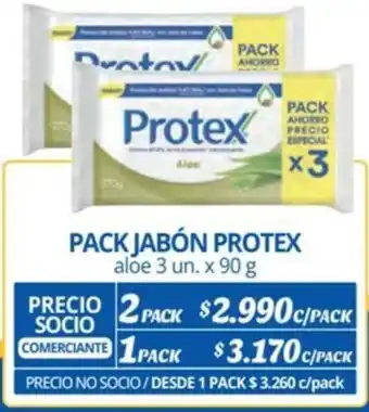 Alvi PACK JABÓN PROTEX aloe 3 un. x 90 g x 2pack oferta
