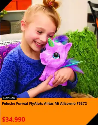 Hites NAVIDAD Peluche Furreal FlyAlots Alitas Mi Alicornio F6372 oferta