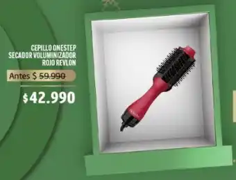 Casa Royal CEPILLO ONESTEP SECADOR VOLUMINIZADOR ROJO REVLON oferta