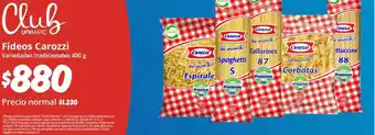 Unimarc Fideos Carozzi Variedades tradicionales 400 g oferta
