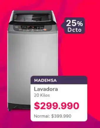 Abcdin MADEMSA Lavadora 20 kg oferta