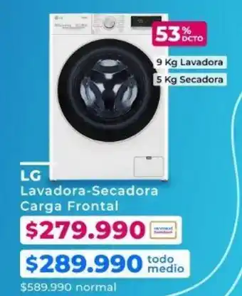 Paris LG Lavadora-Secadora Carga Frontal oferta