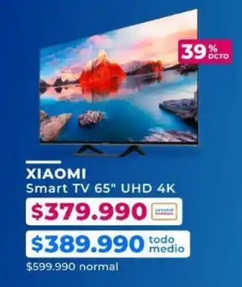 Paris XIAOMI Smart TV 65" UHD 4K oferta