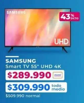 Paris SAMSUNG Smart TV 55" UHD 4K oferta