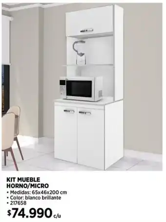 Construmart KIT MUEBLE HORNO/MICRO oferta