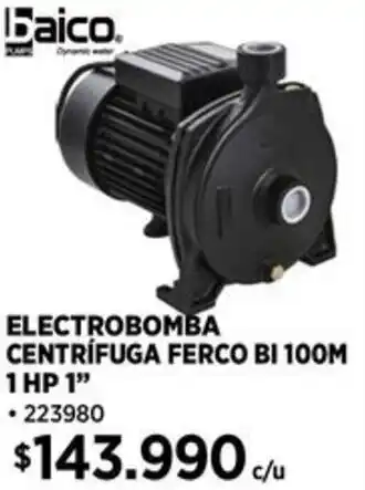 Construmart ELECTROBOMBA CENTRIFUGA FERCO BI 100M 1HP 1" oferta