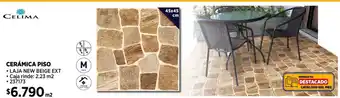 Construmart CELIMA CERÁMICA PISO 45x45 cm oferta