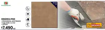 Construmart Cristofoletti CERÁMICA PISO 56x56cm oferta
