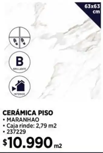 Construmart CERÁMICA PISO 63x63cm oferta