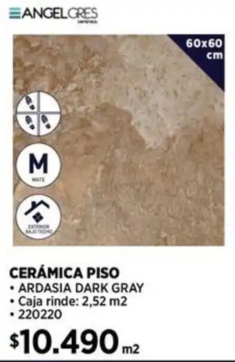 Construmart CERÁMICA PISO 60x60cm oferta