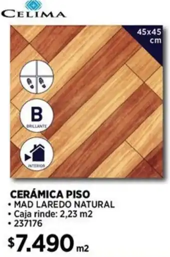 Construmart CERÁMICA PISO 45x45cm oferta