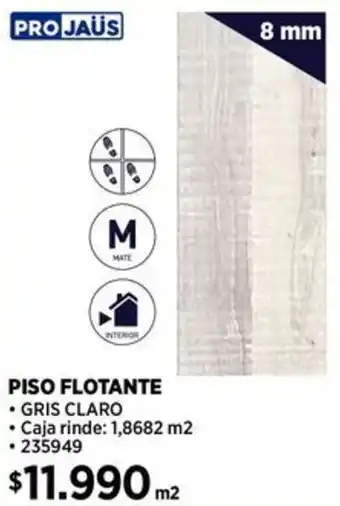 Construmart PROJAUS PISO FLOTANTE 8 mm oferta