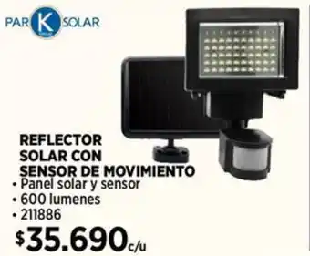 Construmart REFLECTOR SOLAR CON SENSOR DE MOVIMIENTO oferta
