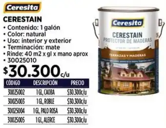 Construmart Ceresita CERESTAIN 1 galón oferta