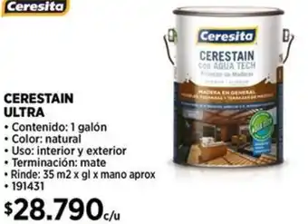 Construmart Ceresita CERESTAIN ULTRA 1 galón oferta