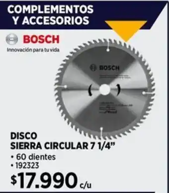 Construmart DISCO SIERRA CIRCULAR 7 1/4" oferta