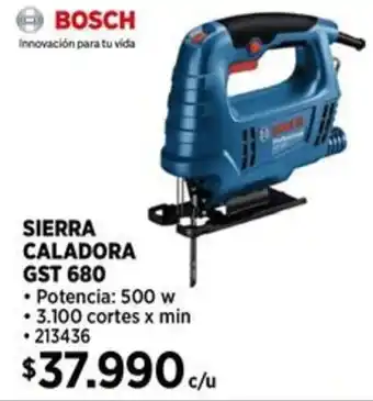 Construmart BOSCH SIERRA CALADORA GST 680 oferta
