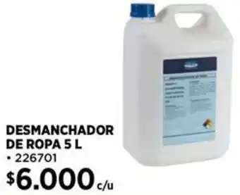 Construmart DESMANCHADOR DE ROPA 5L oferta