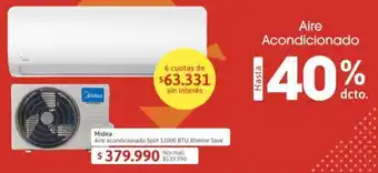 Easy Midea Aire acondicionado Split 12000 BTU Xtreme Save oferta