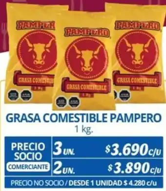 Alvi GRASA COMESTIBLE PAMPERO 1 kg x 3un oferta