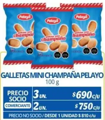 Alvi GALLETAS MINICHAMPAÑA PELAYO 100g x 3un oferta