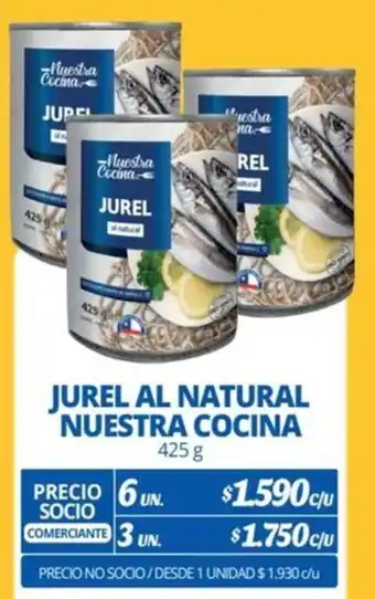Alvi JUREL AL NATURAL NUESTRA COCINA 310g x 6un oferta