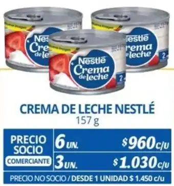 Alvi CREMA DE LECHE NESTLÉ 157g x 6un oferta