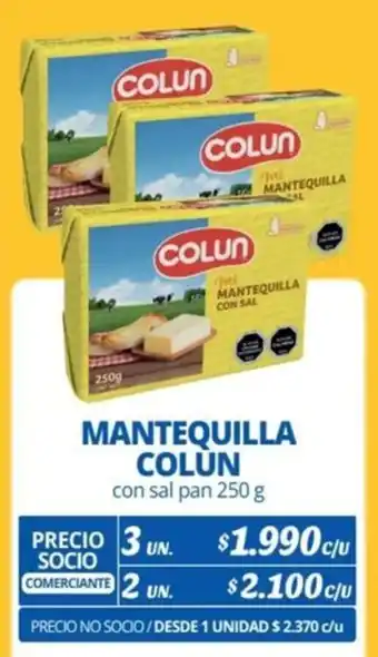 Alvi MANTEQUILLA COLUN con sal pan 250g x 3un oferta