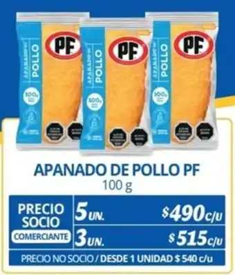 Alvi APANADO DE POLLO PF 100g x 5un oferta