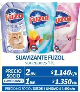 Alvi SUAVIZANTE FUZOL variedades 1lt x 2un oferta