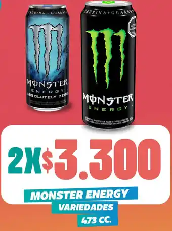MONSTER ENERGY VARIEDADES 473CC