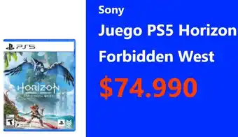 Sony Juego PS5 Horizon Forbidden West