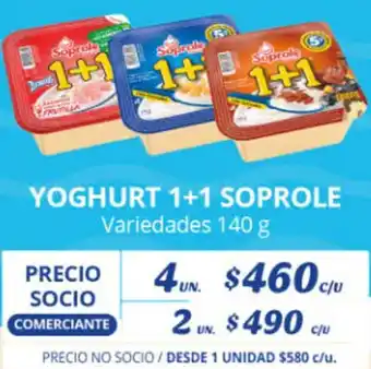 Alvi YOGHURT 1+1 SOPROLE Variedades 140g x 4un oferta
