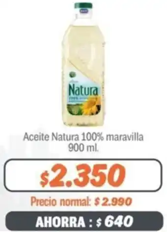 Mayorista 10 Aceite Natura 100% maravilla 900ml oferta