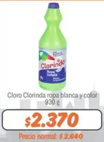 Mayorista 10 Cloro Clorinda ropa blanca y color 930g oferta
