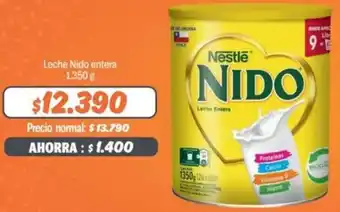 Mayorista 10 Leche Nido entera 1.350g oferta