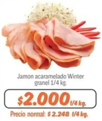 Mayorista 10 Jamon acaramelado Winter granel 1/4 kg oferta
