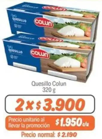Mayorista 10 Quesillo Colun 320g oferta