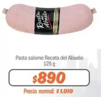 Mayorista 10 Pasta salame Receta del Abuelo 125g oferta