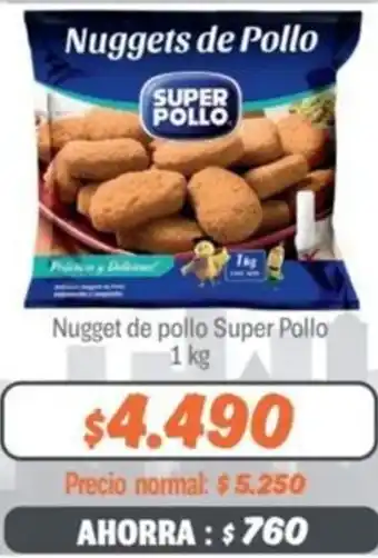 Mayorista 10 Nugget de pollo Super Pollo 1kg oferta