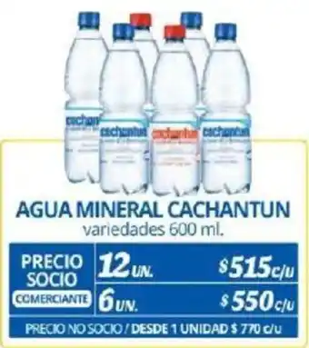 Alvi AGUA MINERAL CACHANTUN variedades 600ml x 12un oferta