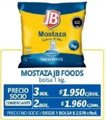 Alvi MOSTAZA JB FOODS bolsa 1kg x 3bol oferta