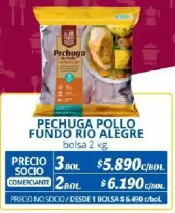 Alvi PECHUGA POLLO FUNDO RIO ALEGRE bolsa 2kg x 3bol oferta