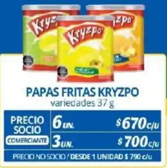 Alvi PAPAS FRITAS KRYZPO variedades 37g x 6un oferta