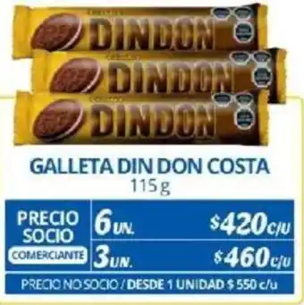 Alvi GALLETA DIN DON COSTA 115g x 6un oferta