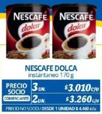 NESCAFE DOLCA instantaneo 170g x 3un