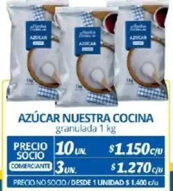 Alvi AZÚCAR NUESTRA COCINA granulada 1kg x 10un oferta